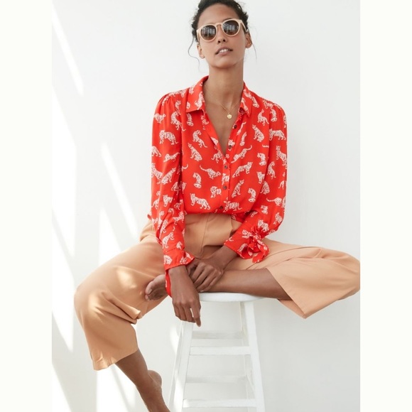 Anthropologie Tops - Anthropologie Margaret Jeane Daydream Buttondown 8